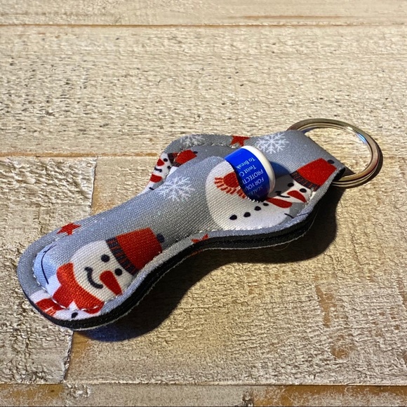 3 for $15 Lip Balm Holder + Keychain Snowman - Picture 3 of 5
